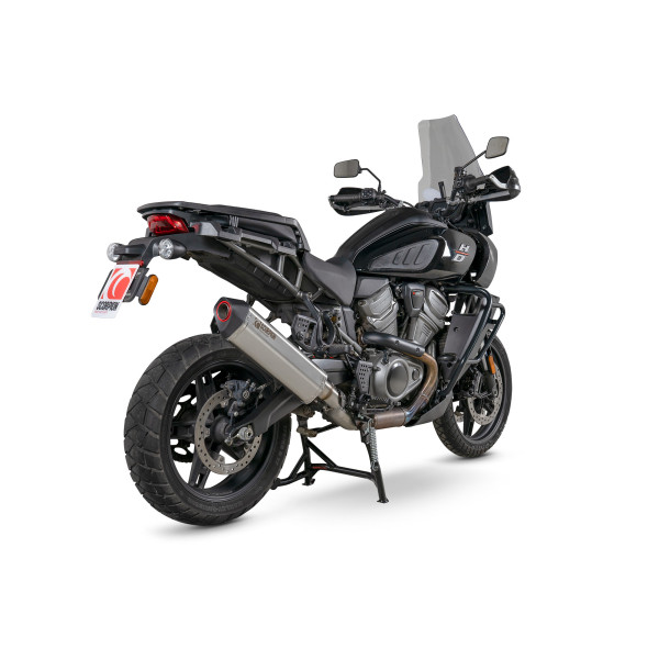 Scorpion Exhaust Harley Davidson Pan America 1250 2021 - 2023 Serket Parallel Slip-on Stainless Steel Sleeve